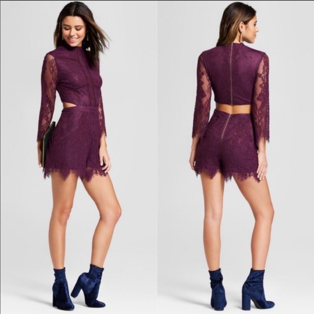 New purple romper